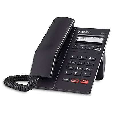 Foto 1 do produto Telefone IP Intelbras TIP 125i 1 Conta SIP PoE Display Áudio HD