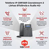 Foto 5 do produto Telefone IP Grandstream GRP2601 2 Linhas 2 Contas SIP